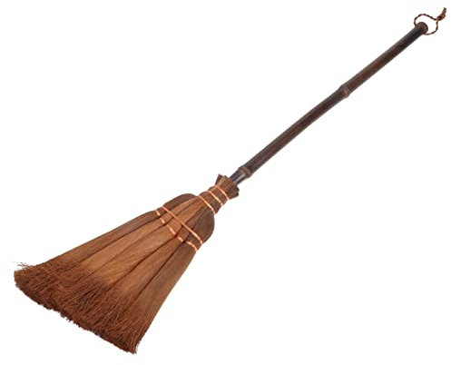 HOLIDYOYO Children's Small Broom 59x15cm Household Indoor Outdoor Cleaning Brush Natural Bristles Home Cleaning Tool