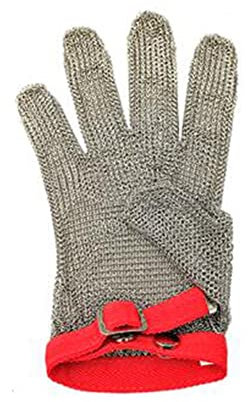 Schnittfeste Handschuhe, Schnittfeste Handschuhe aus Metall, Küchenhandschuhe zum Entfernen der Austernschale, Handschutzhandschuhe für die Linke und rechte Hand