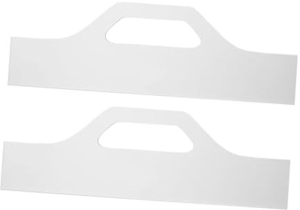 Hemobllo 2pièces Gabarit Acrylique pour Découpe de Planche à Charcuterie avec Poignées Réutilisables et Guides pour Meubles et Comptoirs de Cuisine