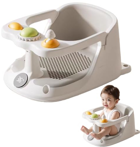 Badewannensitz für Babys und Neugeborene Aufsetzender | Badewanne Badespaß Für Kinder Und Rutschfeste Saugnäpfe Badewan