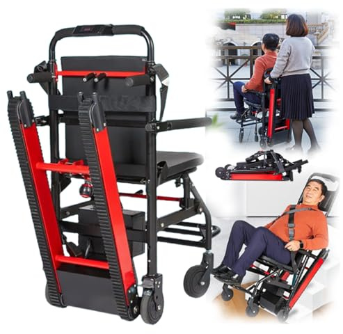 Elektrischer Raupen Treppensteiger Elektrische Treppenlifte, Tragbarer Treppenlift, Treppenrollstuhl, Müheloses Treppensteigen, Rollstuhl, Mobilitätshilfe