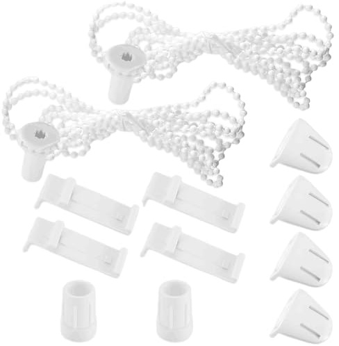 2 Set Rollo Halterung Fenster,RolloKlemmfix Ersatzteile,Klemmfix Halterung fürRollo,(17 mm/Ohne Bohren/PVC) Rollo Klemmfix Ersatzteile,PlisseeErsatzteile,Klemmhalter fürrollos Double Rollerusw