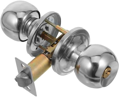 Operitacx Serrure De Porte Intérieure Serrure De Porte De Salle De Bain Acier Inoxydable