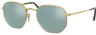 Ray-Ban Unisex Rb3548n Sonnenbrille, Gold (Gestell: Gold,Gläser: Grau 001/30), Medium (Herstellergröße: 51)