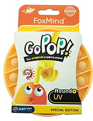 GoPop™ - Das Original UV - Trend Fidget, Bubble, Push Pop, Reisespiel, Logikspiel, Alltagsstress, Nervosität - HCM Kinzel - 55189