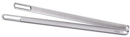 höfats - Pince à feu - Couverts de cheminée pour une manipulation sûre du bois de chauffage - Peut également servir de pince à barbecue - acier inoxydable