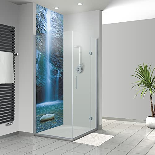 WANDFREUDE individuelle Duschrückwand Aluverbundplatte auf Maß (1 Stück - Chantara - Premium Matt Lack) – Dusche Wandverkleidung Duschwandverkleidung Duschrückwände