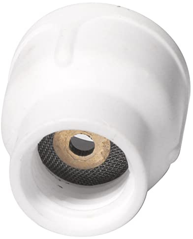 1 Stück WELDINGER WIG TIG Schweißdüse Champagnercup Keramik für Brennertyp 17/18/26 ideal für Aluminium Edelstahl (Schweißzubehör WIG-Schweißen)