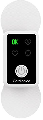 Cardionica Moniteur ECG Portable Professionnel À Canal Unique | Électrocardiographe Portable Pour Électrocardiogramme Professionnel | Électrocardiogramme Portable et Compteur Fibrillation Atriale | Diagnostic cardiaque en 1 minute – Détection clinique de la fibrillation auriculaire et arythmies