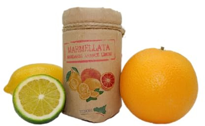 Marmellata di Sicilia, Marmellata Gusto Agrumi, Prodotto Artigianale con Frutta di Sicilia 370g