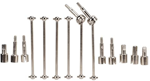 KIMISS Kit de Eje de Transmisión CVD de Metal para 144001 RC Car con Conjunto de Juntas y Perros de Power