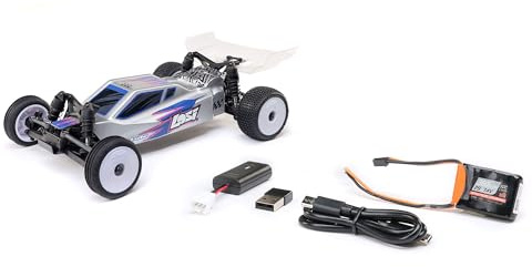 Losi Micro-B 2 hjuldrift buggy silver RTR LOS0007T2