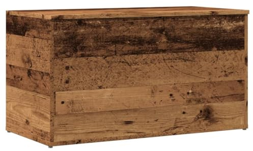 vidaXL Cassapanca Legno Antico 84x42x46 cm in Legno Ingegnerizzato, Baule, Cassa portaoggetti, Baule portaoggetti, bauli, Casse portaoggetti