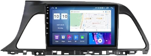 Generico Navigatore satellitare Android 12 per Hyun-dai Sonata9 2015-2018, autoradio GPS Navi 9'' Touch Screen Lettore multimediale Ricevitore Bluetooth con Mirror Link 4G WiFi SWC Carplay M600S 8 co