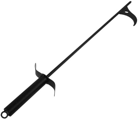 CIYODO Attizzatoio in Acciaio Per Stufa Attrezzi Per Braciere Da Esterno Facile Da Trasportare E Portatile Per Barbecue All'aperto E Riciclaggio Dei Rifiuti