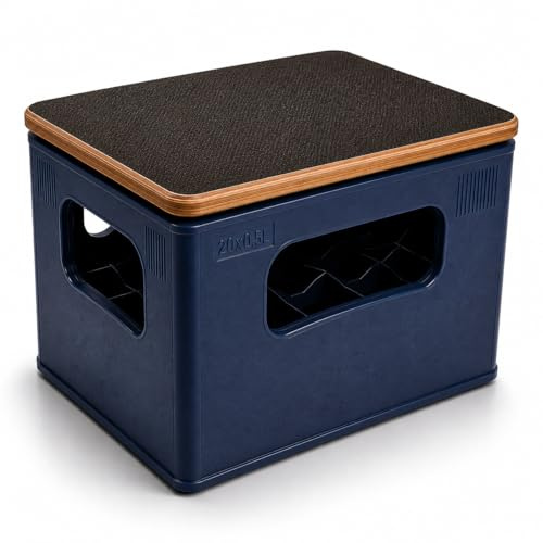Eli Bierkastensitz Outdoor rutschfeste Siebdruckplatte 18 mm Birke – bis 150 kg belastbar – für Camping & Festival – Premium Kante (400x300 mm)