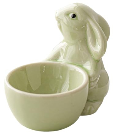 Portauovo in ceramica – Supporto decorativo per tavolo da colazione, morbido espositore per uova rigido per cucina, camera da , sala da pranzo, sala studio, soggiorno mattutino routine setup