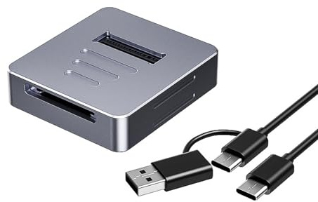 CHIZISX Reliability NVMe - Adaptador de carcasa de disco sólido para laptop, lector de discos duros de escritorio, mejora con cable interno