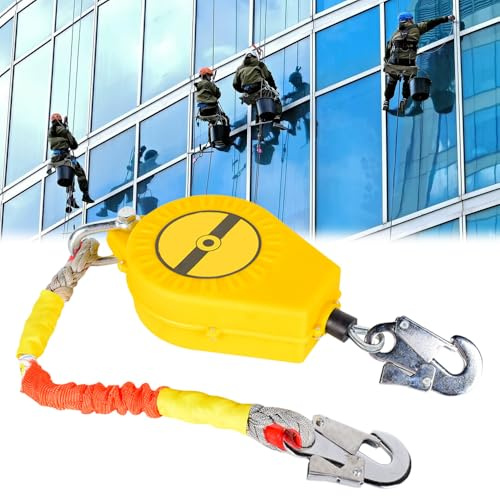 RNPKZ Dispositivo di sicurezza dell'altezza, 10 m, dispositivo di protezione anticaduta, retrattile, dispositivo di raccolta, dispositivo di sicurezza portatile, dispositivo di sicurezza, limitatore