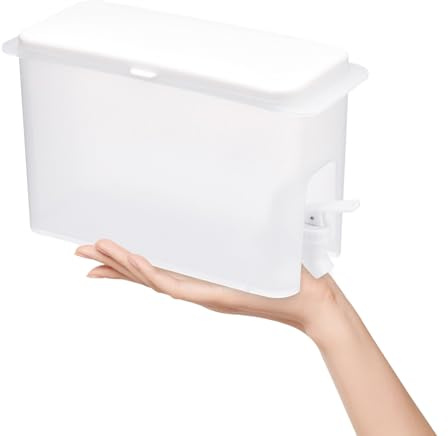 SMASOLO Distributore di Sapone per Bucato 35L Rubinetto Contenitore Liquido Ricaricabile Bianco per Casa Hotel e Ristoranti Bottiglia Grande per Detersivo e Ammorbidente