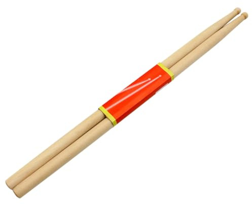YARNOW Ahornholz Trommelstöcke 7A 1 Paar Schlagzeugstöcke für Erwachsene und Leichtes Schlagzeugzubehör für Jazz und Percussion