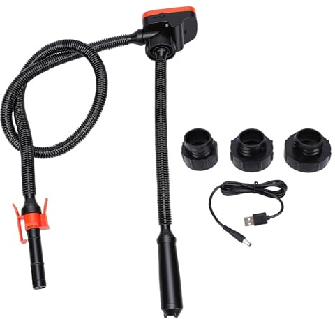 Luocute Pompe de Transfert de Carburant sans Fil, Pompe à électrique Portable avec Batterie Rechargeable de 6000 MAh, pour Générateurs de Voitures, Bateaux à
