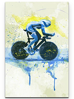 Radsport II 90x60cm auf Leinwand gespannt fertig zum aufhängen