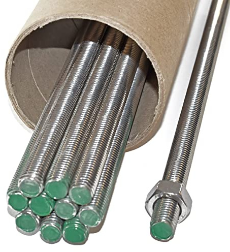 Pack of 10 x A2 Stainless Steel Threaded Bar/Rod - M14-1m Length