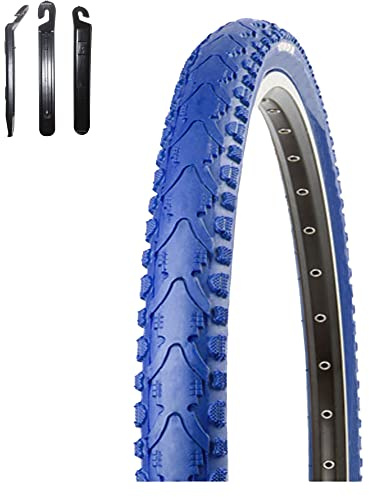 1 x Kenda K-935 Fahrradreifen Fahrradmantel Blau 40-622 (28 x 1,5) inkl. Reifenheber