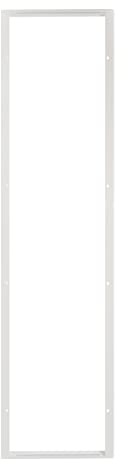 Proventa® Einbaurahmen weiß für LED-Panel 120 x 30 cm Decken- und Wandmontage