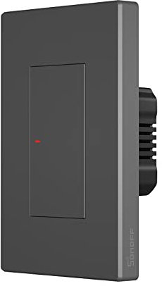 SONOFF M5-1C-120 Interruttore meccanico a pulsante 2.4G WIFI a parete, telecomando intelligente eWeLink, interruttore timer, controllo vocale, compatibile con Alexa e Google Home