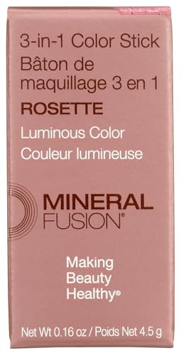 MINERAL FUSION Rosette 3-In-1 Color Stick, 0.16 OZ