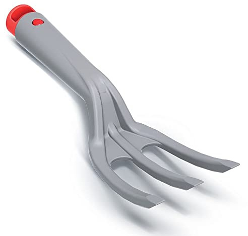 Petit râteau à main pour le jardinage R CULTIVATOR PLUS , dimensions (mm) 270x78x54, couleur Gris