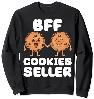 Biscuit BFF Cookies Seller Hornear Galletas Sudadera