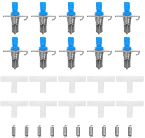 BUGUUYO 10sätze Automatischer Kaninchenwasserspender Nippeltränke Für Kleintiere Für Kaninchen Meerschweinchen Und Frettchen Spritzwassergeschützt Und Installieren
