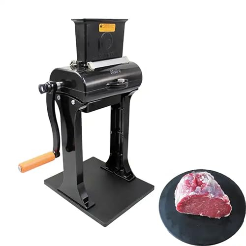 Attendrisseur Manuel Cubes Viande,attendrisseur Viande Volaille avec Lame en Acierinoxydable 420 Et Espacement des Dents Peigne 0,26pouces,Coupe Uniforme Et Attendrissementefficace,poursteak,Porc
