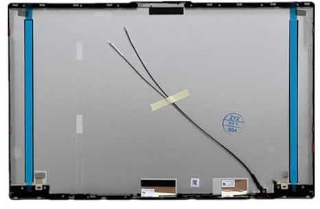 WANGHUIH 15.6 LCD Back Cover Front Bezel Screen Hinges Compatible with Lenovo Ideapad 5 15IIL05 15ARE05 15ITL05 15ALC05 Laptop (silver A)