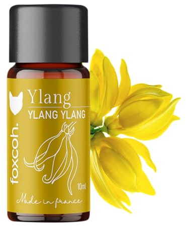 FoxCoh, Ylang Ylang 10ml, Concentré de parfum - Diffusion, Cosmétique, Massage, Bain aromatique - DIY Bougie, Savon, Crème, Huile, Lotion - Peau Cheveux