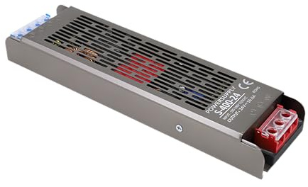 Clearhill Fuente de alimentación LED, adaptador de 24 V 400 W, transformador LED plano, CA a 24 V CC 16,6 A de bajo voltaje, utiliza tecnología a prueba de polvo y humedad, para tiras de luz
