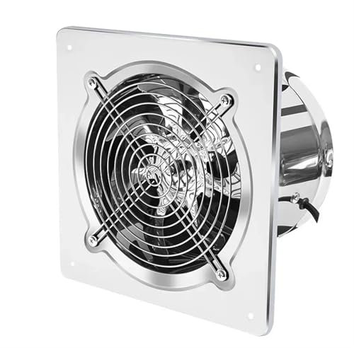 XUMKFJRE 6''7''8'' Booster Fan Extractor Exhaust Fan Ventilation Pipe Fan For Bathroom Toilet Kitchen Wall Window Stainless Steel Fan For Home(7inch)