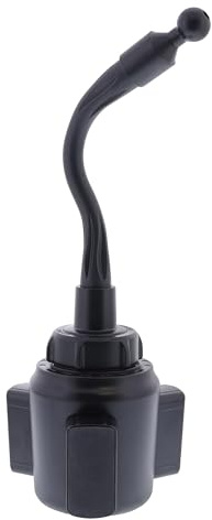 InLine Pied Porte-gobelet pour Support de Voiture - Adaptateur Universel pour Porte-gobelet (diamètre 65-103 mm) - Col de Cygne Flexible - Fixation Stable du Smartphone dans la Voiture - 23156P