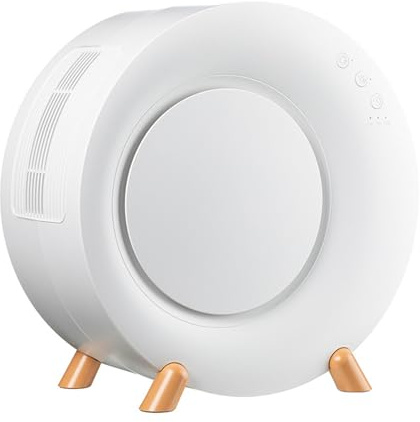 Déshumidificateur Electrique Silencieux 1L, Déshumidificateur d Air de bureau, Déshumidificateur portable avec Lumière LED 3 couleurs, minuterie, arrêt automatique, sourdine