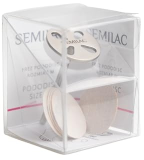 Semilac Fräseraufsatz PODODISC Größe M – Edelstahl-Aufsatz für Trockenpediküre, 20 mm, leicht & sterilisierbar