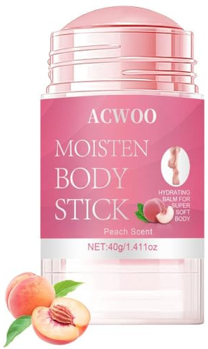 ACWOO Urea grädde, fotkräm med urea, reparationsstång spruckna klackar, fuktgivande fotkräm, fotvårdskräm, för torra och spruckna fötter, händer, armbågar (persika)