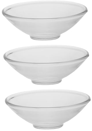 STOBAZA 3 Stück Glas Wachsfänger Tropfenfänger für Kerzenständer, Rund | Elegant Dekorativ, Leicht zu Reinigen, für Romantisches Dinner und Kerzendeko