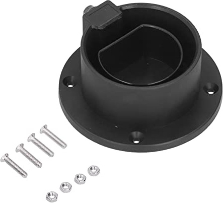 Cocoarm EV-Ladehalterung Düsenhalter Typ-2-Kabelhalter Wandhalterung Organizer für Europäische Standardfahrzeuge mit ABS+PVC-Material Innen- und Außenbereich