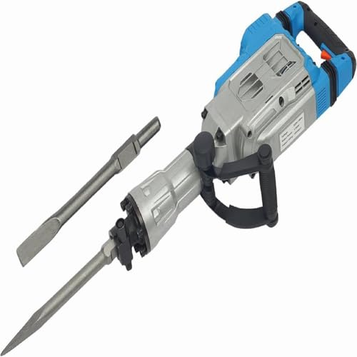 Martello demolitore da 1700W, demolitore per calcestruzzo ad alte prestazioni da 60J, martello demolitore elettrico da 1900BPM martello scalpellatore, scalpelli per martello per calcestruzzo martello