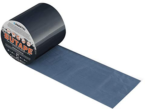Parotec BuTape Aluminium Butylband für Dachreparatur 75mm x 10lfm Anthrazit | Alu-Dichtband – Wasserdicht, UV- & Witterungsbeständig, starke Haftung auf vielen Untergründen – 7 Farben