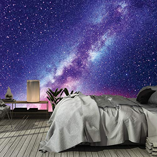 murimage Photo Wallpaper Universe 3D 366 x 254 cm Including Paste Wall Mural Galaxy Stars Cosmos Sky View Night Astral