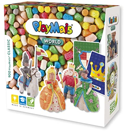 Playmais® Classic WORLD Royals - Bastel-Set für Kinder ab 3 Jahren | Motorik-Spielzeug mit 900 Basteln & Lernen